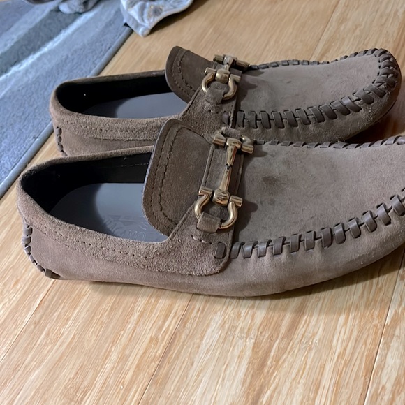 Mens Salvatore Ferragamo loafers size 9.5 only worn 2-3 times - Picture 1 of 6